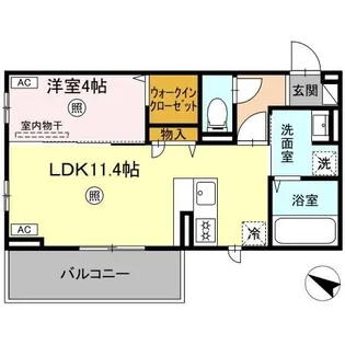ピノ・ジョヴァーネ【3階】の間取り