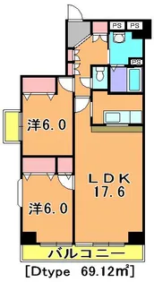 パラシオ【5階】の間取り