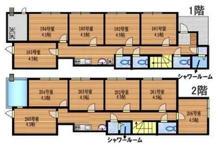 クロスホーム西大泉III【2階】の間取り