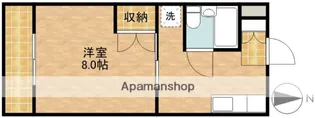 コートラセーヌ【1階】の間取り