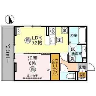 Noble villa 弥生【3階】の間取り