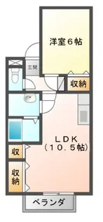 フレマリール新井田【2階】の間取り