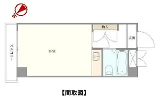 キャピタル浅草【4階】の間取り