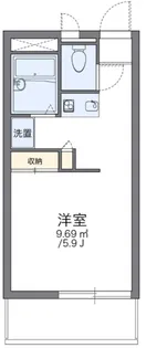 レオパレスさいわい(13648)【1階】の間取り