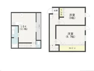 Imagawa Mid Garden Suiteの間取り