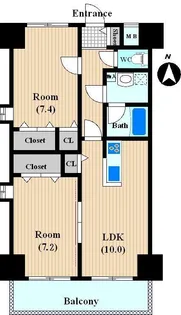コンフォール【8階】の間取り