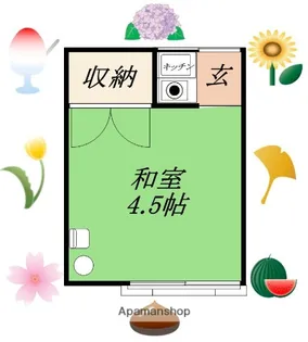 たかみ荘【2階】の間取り