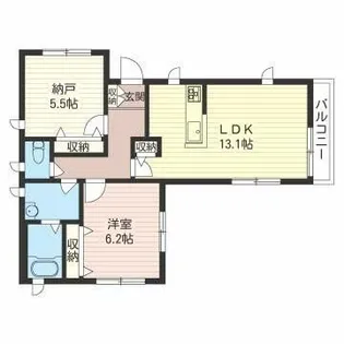 フォレスト小山台【2階】の間取り