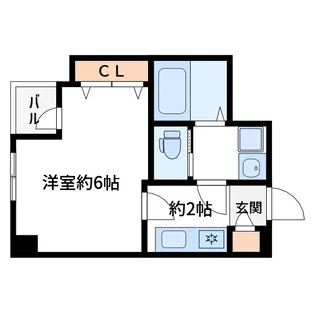 ストーディオ【2階】の間取り