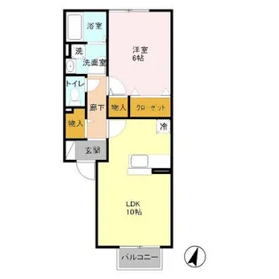 AP-TOM【2階】の間取り