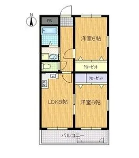パレーシャル難波【9階】の間取り