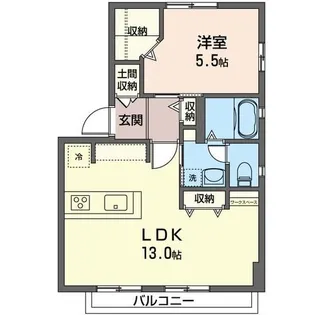 メゾンドールM【1階】の間取り