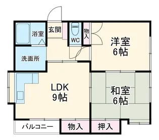 SF鵠沼【2階】の間取り
