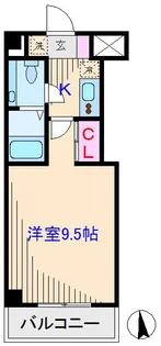 pops【4階】の間取り