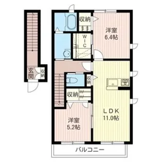 ベルウッド【2階】の間取り