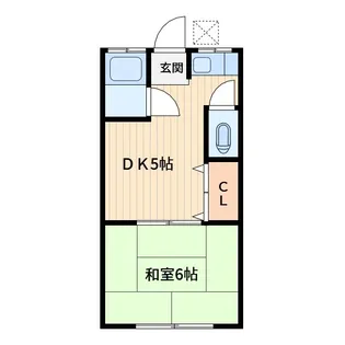 錦荘C【1階】の間取り