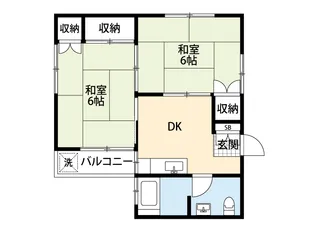 桐川荘【3階】の間取り