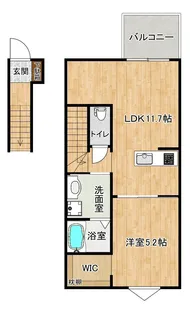 GROOM泗水B【2階】の間取り