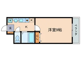 セコンダリー谷畑【4階】の間取り