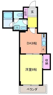 穂高第1ブラザーズ柏【8階】の間取り