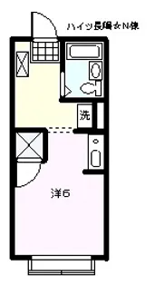 ハイツ長嶋 N棟【2階】の間取り