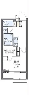 レオパレステルミック【2階】の間取り