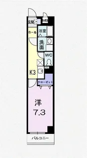 フラン ソレイユ【3階】の間取り