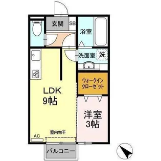 エス・ブロード【2階】の間取り