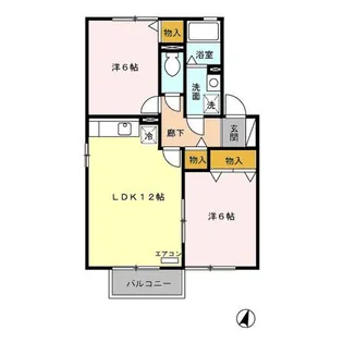 エストアージュ【1階】の間取り
