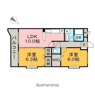 アポロ空港HILL【4階】の間取り