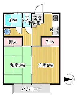 タカエビレッジ【1階】の間取り
