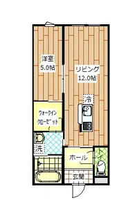 インフィニティ天童【1階】の間取り