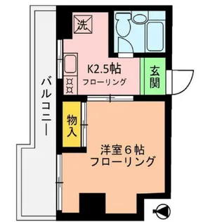 コーポ高の内【3階】の間取り