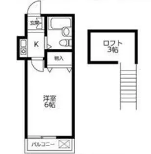 メゾン加賀美【1階】の間取り