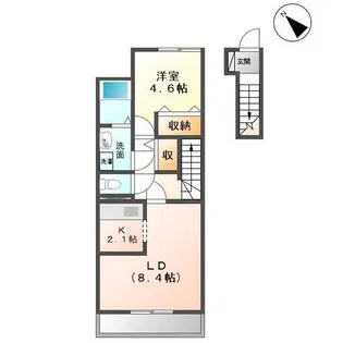 T-Flat A【2階】の間取り