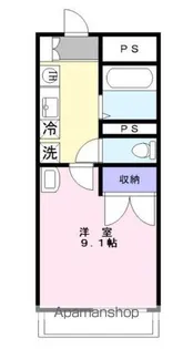モナンジュ御井【2階】の間取り