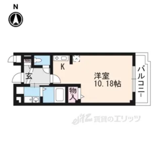 エアリーイースト【1階】の間取り