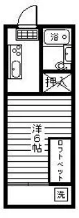 久世アパートB棟【2階】の間取り