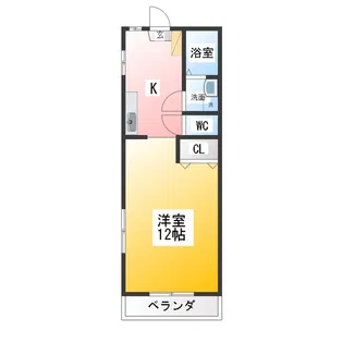クレセントハイツ名品II【2階】の間取り