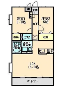 ファシール【1階】の間取り