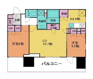 東京都杉並区成田東4【マンション】の間取り