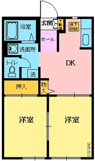 宮城県岩沼市桑原2【アパート】の間取り
