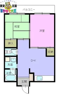 ロイヤルハイツ福山【3階】の間取り