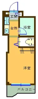 ジョイフル中野坂上【4階】の間取り