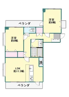 サラグラティオ【3階】の間取り