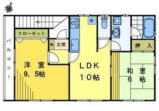 エスポワール【2階】の間取り