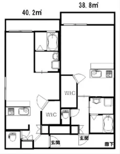 緑館VI【2階】の間取り