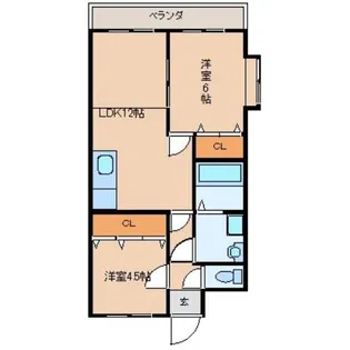 サンハイアットビル【4階】の間取り