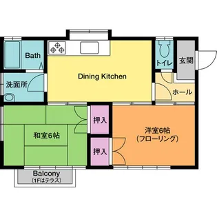 ラ・レコルト【2階】の間取り