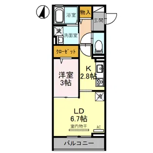 Resilience A【3階】の間取り